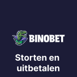 Binobet Storten en uitbetalen